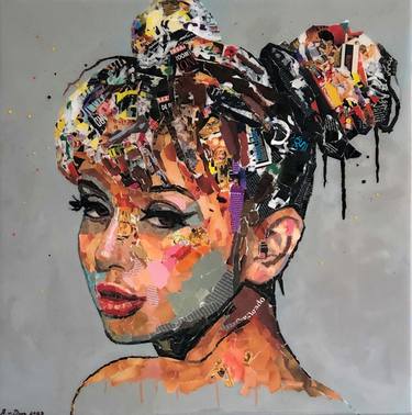 Original Modern Portrait Paintings by Ron van Dam