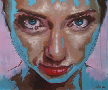 Original Modern Portrait Paintings by Ron van Dam