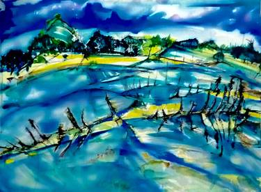 Original Water Painting by Sue Macaulay