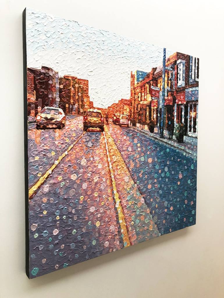 Original Fine Art Cities Painting by Susan Gale