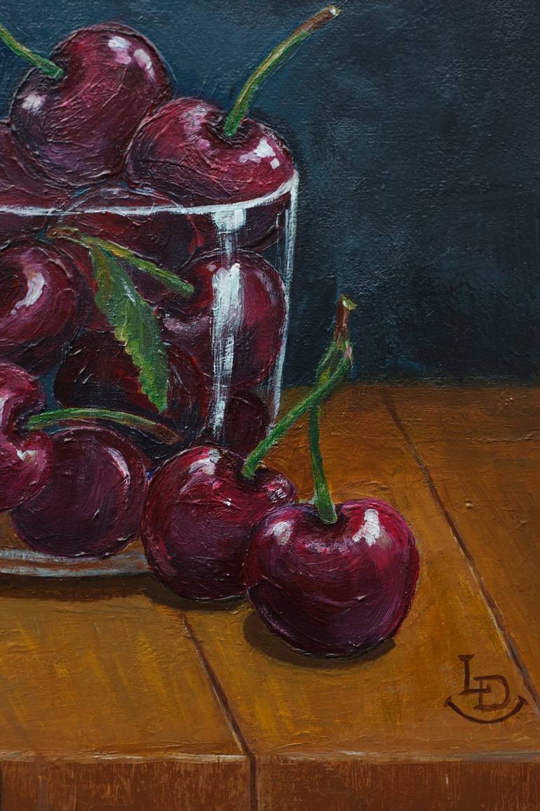 Original Realism Still Life Painting by Liudmyla Dzhulai