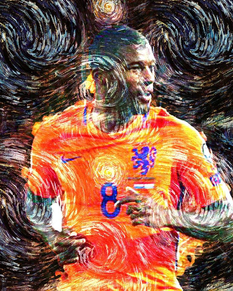 Gini Wijnaldum Art Netherlands National Team Fan Art Wijnaldum Soccer ...