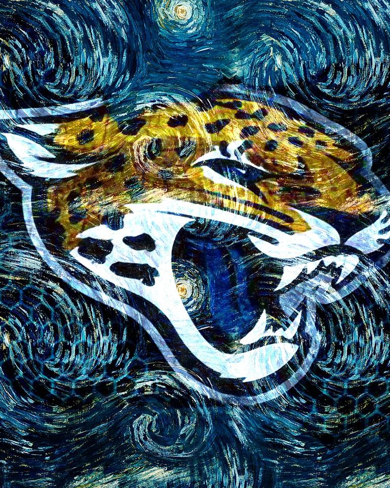 Download Jacksonville Jaguars Abstract Art Wallpaper