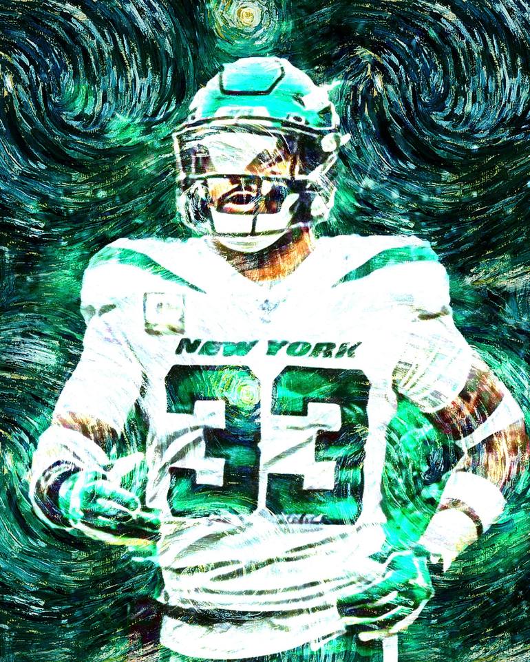 Jamal Adams Strong Safety New York Jets American Football Nfl Jamal Lee  Adams National Football League Ny Jets Jamal Adams Jets Jamal Adams  Printmaking by Fuccccck UUUUUUUUUUUUUU