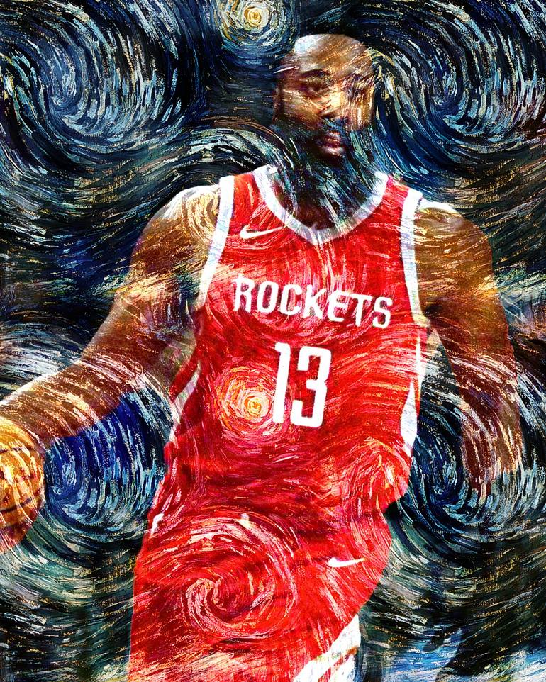 Download James Harden Animated Drawing Wallpaper