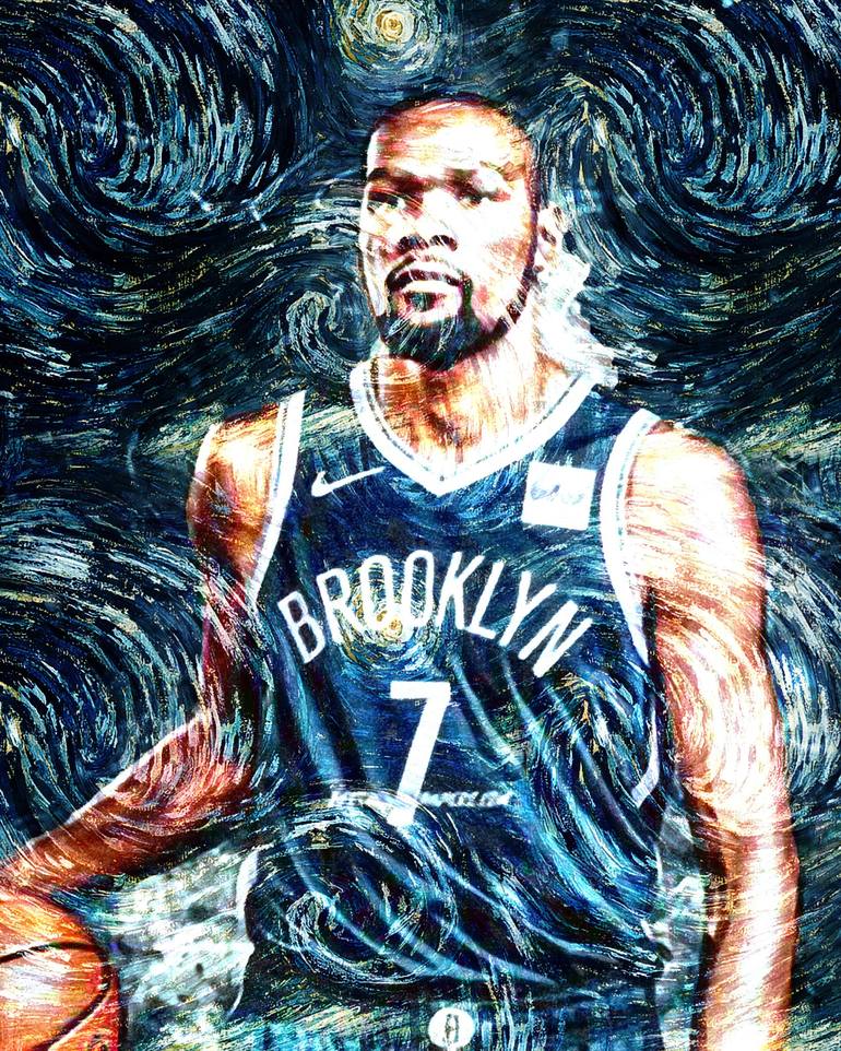 Kevin Durant Brooklyn Nets Framed 5 x 7 Jersey Swap Collage