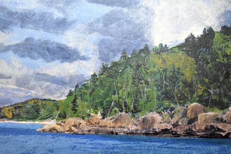Original Impressionism Seascape Painting by Brett Buckley