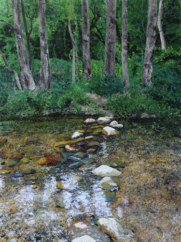 Original Impressionism Landscape Paintings by Brett Buckley