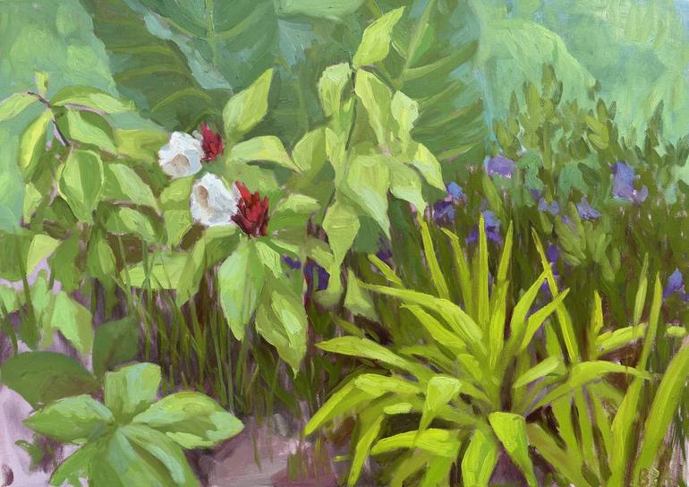 Print of Abstract Botanic Paintings by Anna Bogushevskaya