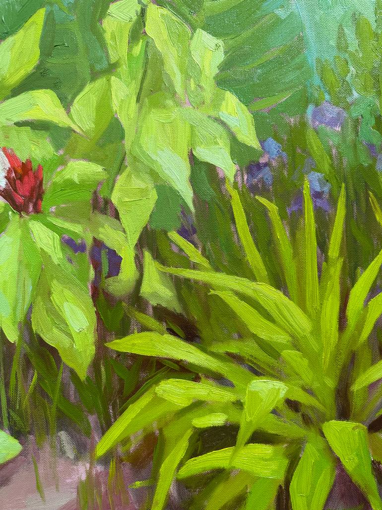 Original Abstract Botanic Painting by Anna Bogushevskaya