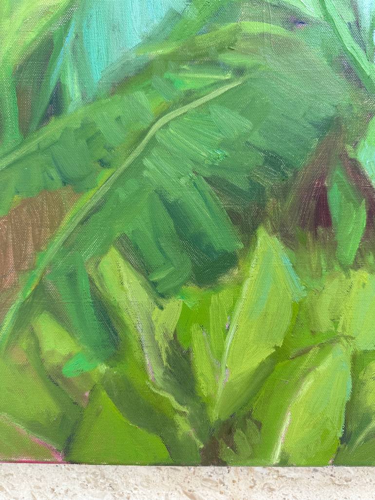 Original Abstract Botanic Painting by Anna Bogushevskaya