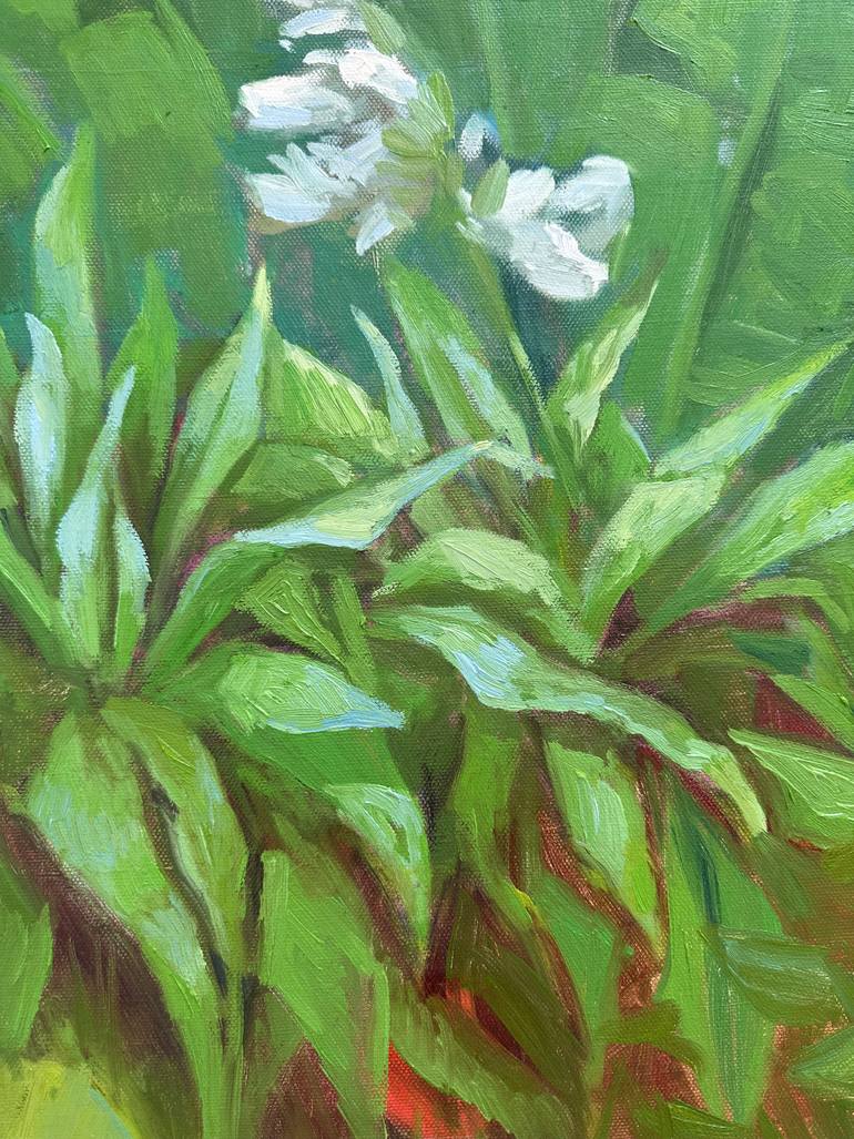 Original Abstract Botanic Painting by Anna Bogushevskaya