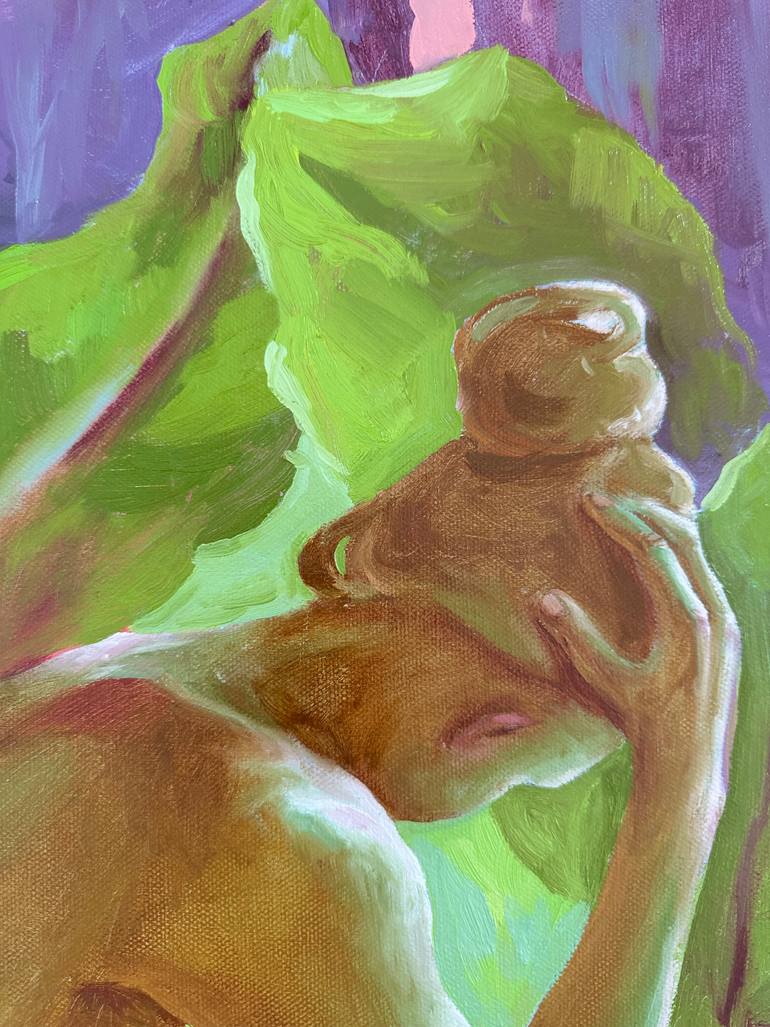 Original Color Field Painting Fantasy Painting by Anna Bogushevskaya