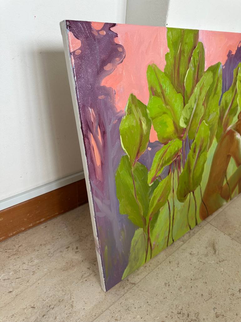 Original Color Field Painting Fantasy Painting by Anna Bogushevskaya