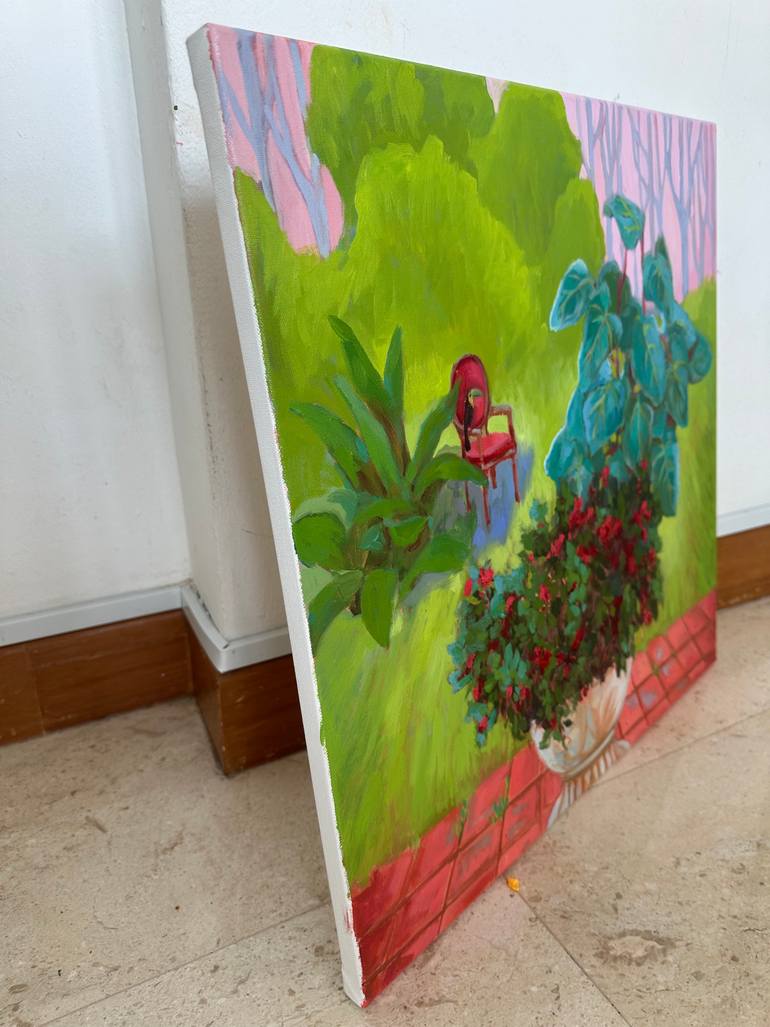 Original Impressionism Floral Painting by Anna Bogushevskaya