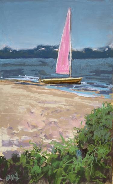 Pink sail in blue thumb