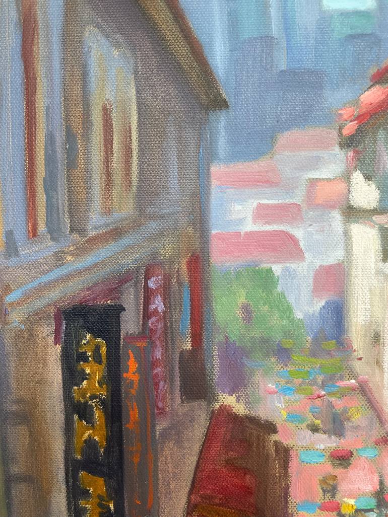 Original Impressionism Cities Painting by Anna Bogushevskaya