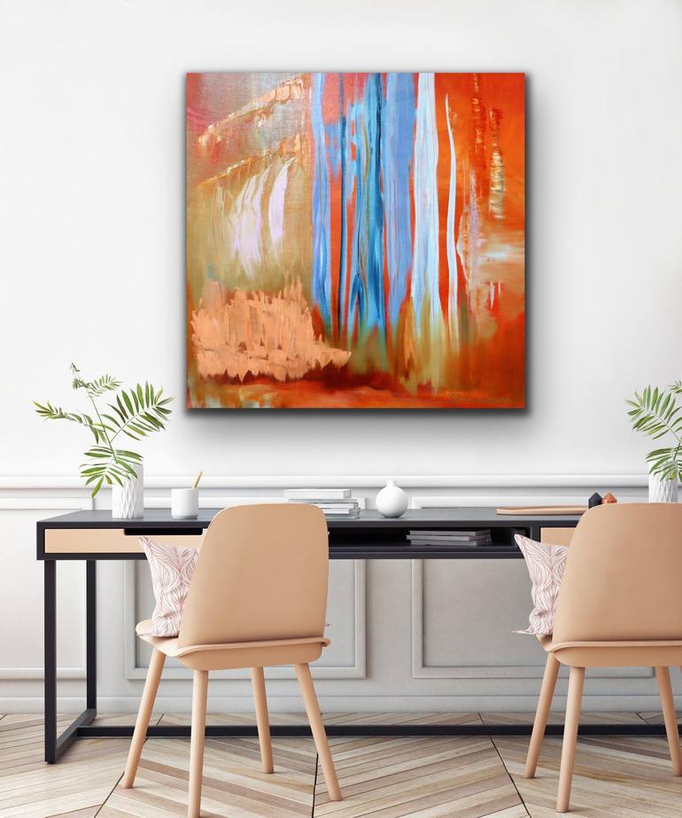 Original Abstract Nature Painting by Svetlana Bezrodnaya