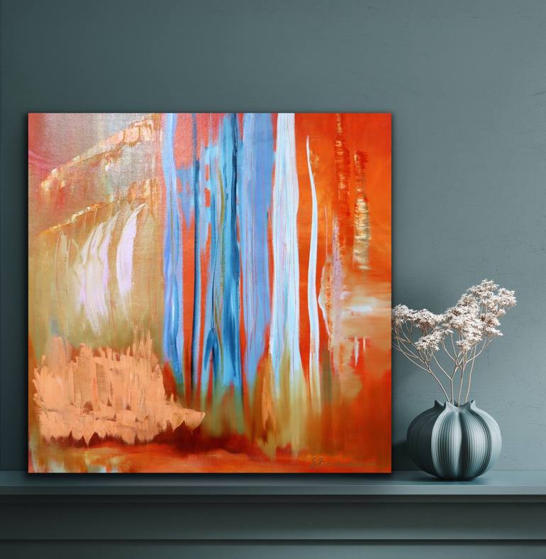 Original Abstract Nature Painting by Svetlana Bezrodnaya