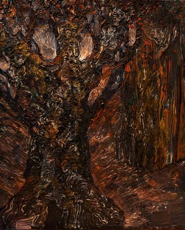 Original Abstract Landscape Painting by Rebecca Mcneil