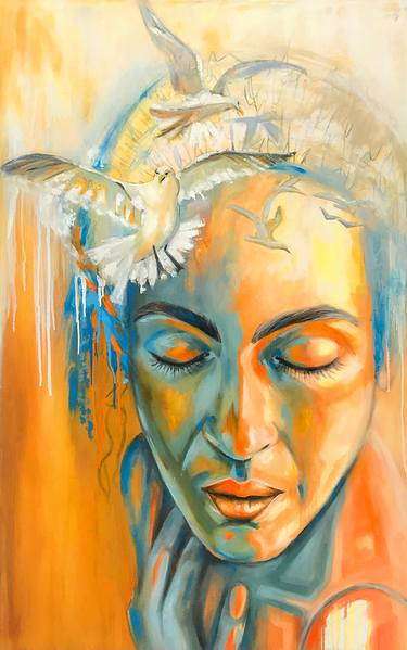 Original Women Paintings by Andrea Chudoba