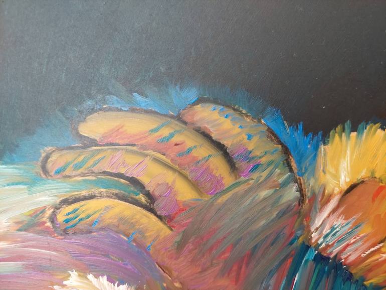 Original Abstract Animal Painting by Violetta Pavlenko