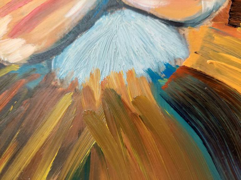 Original Abstract Women Painting by Violetta Pavlenko