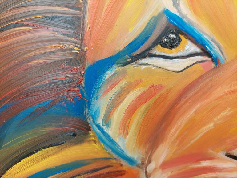 Original Abstract Women Painting by Violetta Pavlenko
