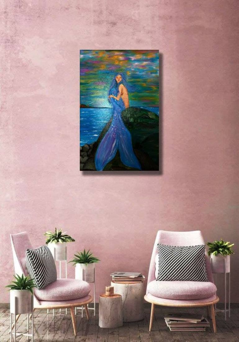 Original Conceptual Performing Arts Painting by Violetta Pavlenko
