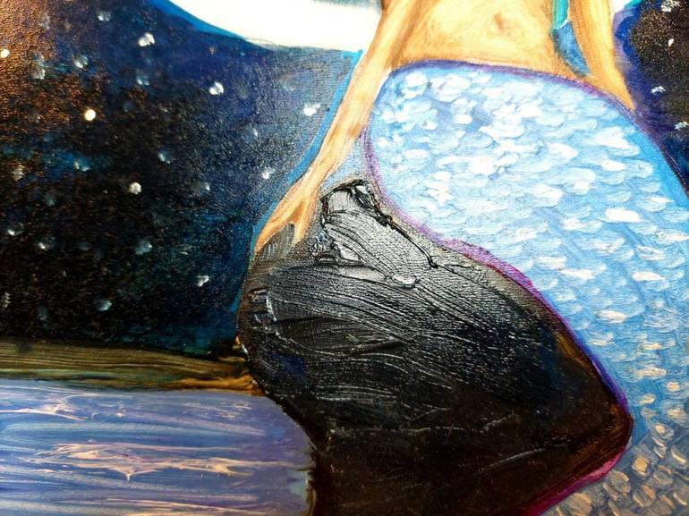 Original Art Deco Fantasy Painting by Violetta Pavlenko