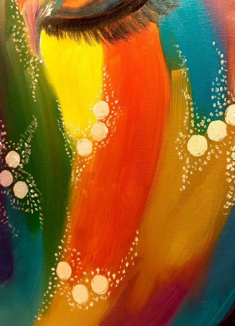 Original Abstract Expressionism Abstract Painting by Violetta Pavlenko