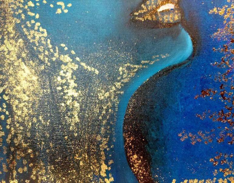 Original Abstract Expressionism Fantasy Painting by Violetta Pavlenko