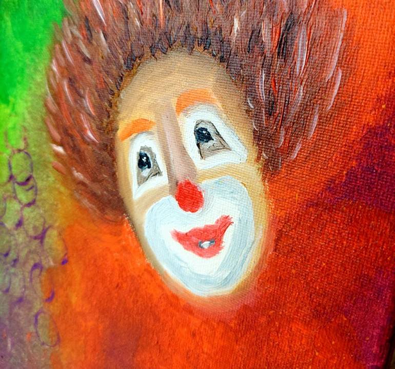 Original Abstract Expressionism Comics Painting by Violetta Pavlenko
