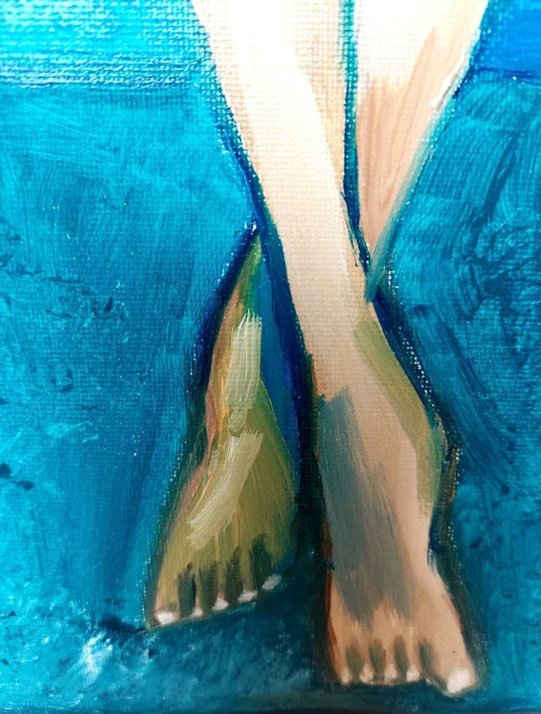 Original Expressionism Body Painting by Violetta Pavlenko