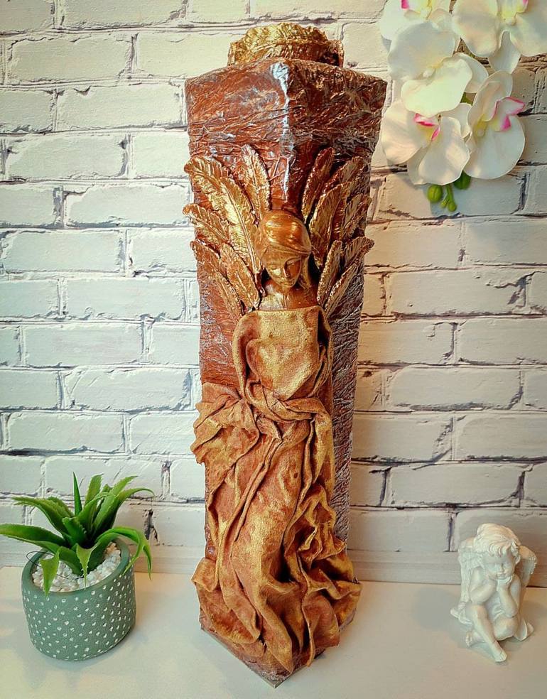 Original Figurative Religion Sculpture by Violetta Pavlenko