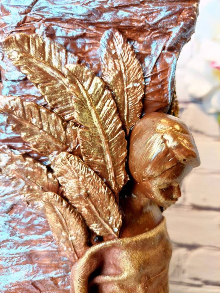 Original Figurative Religion Sculpture by Violetta Pavlenko