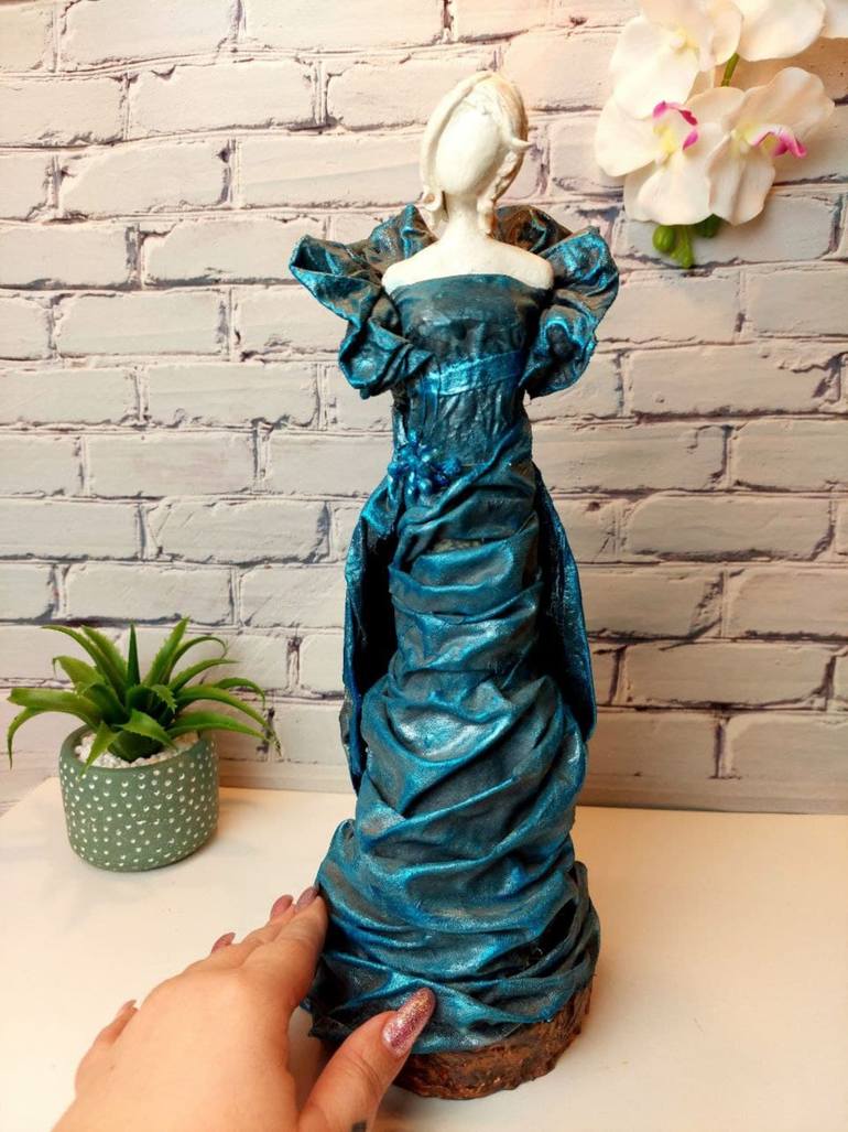 Original Abstract Expressionism Women Sculpture by Violetta Pavlenko