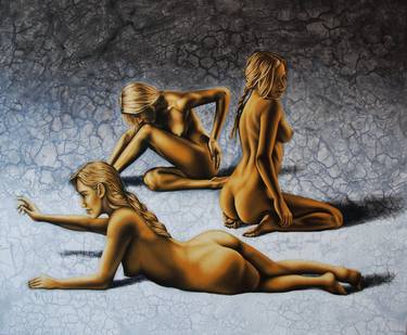 Print of Figurative Nude Paintings by Trillizos Torres Pacheco