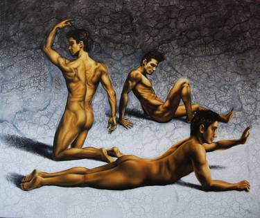 Print of Figurative Nude Paintings by Trillizos Torres Pacheco