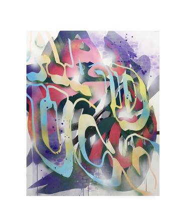 Original Abstract Graffiti Painting by Jared Michael