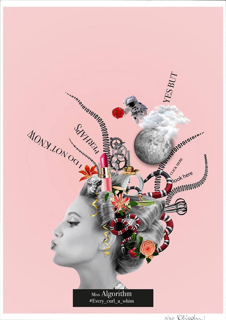 Original Illustration Language Printmaking by Patrizia Chiodini
