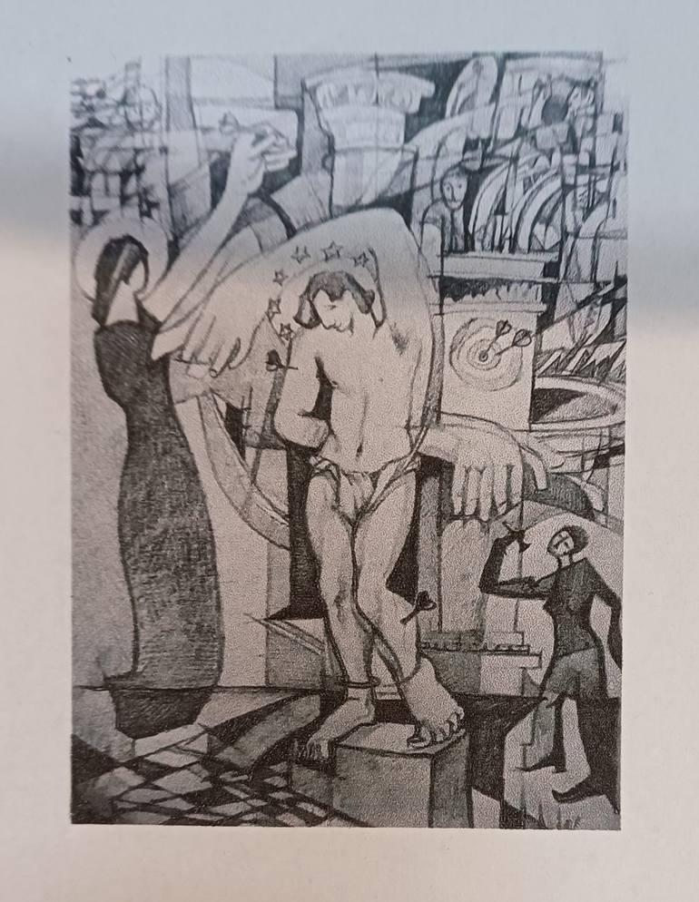 Original Art Deco Other Painting by Valery Tatar