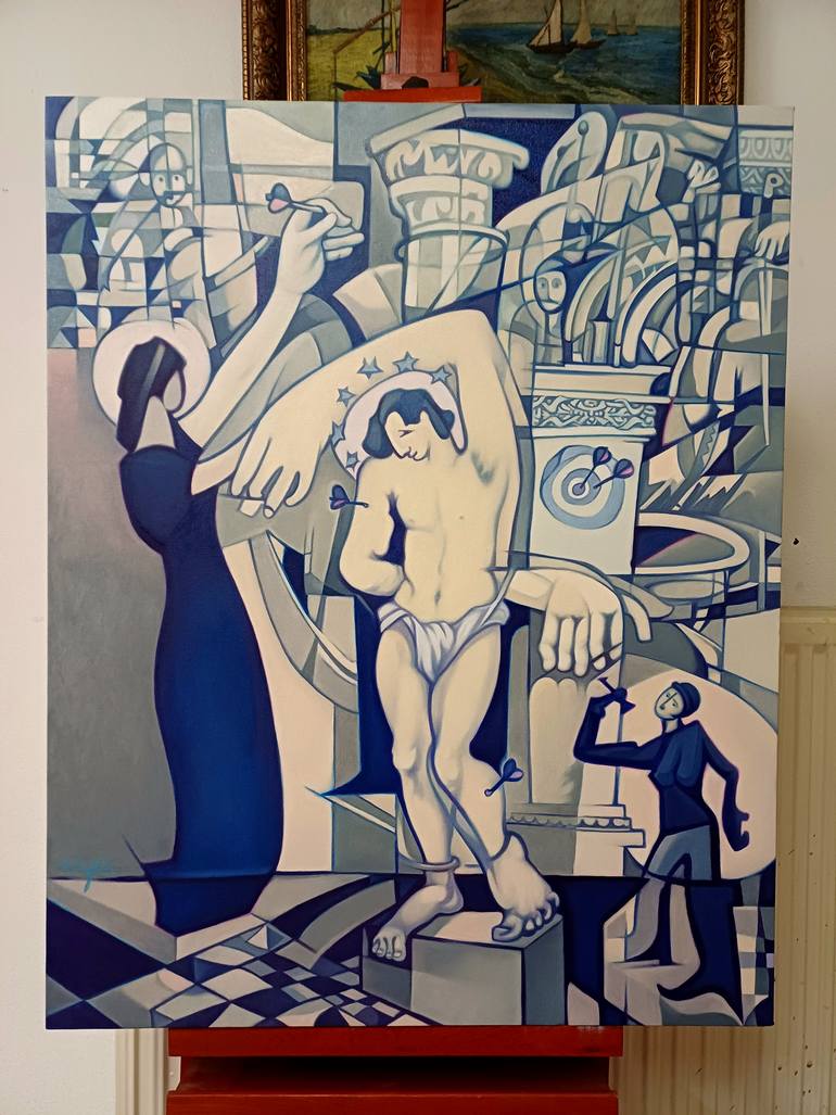 Original Art Deco Other Painting by Valery Tatar