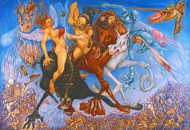Original Classical mythology Paintings by Valery Tatar