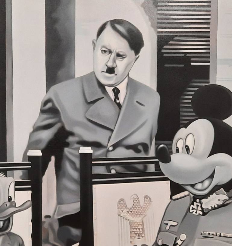 Original Documentary Comics Painting by Valery Tatar