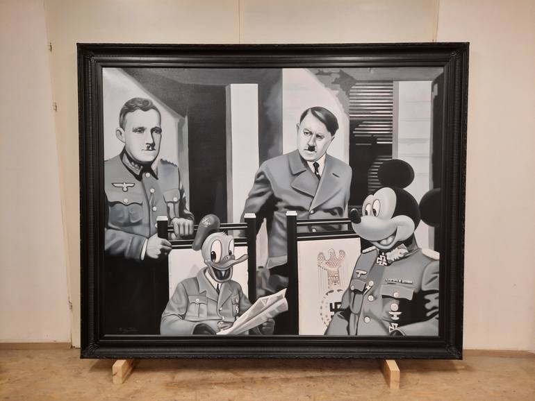 Original Documentary Comics Painting by Valery Tatar