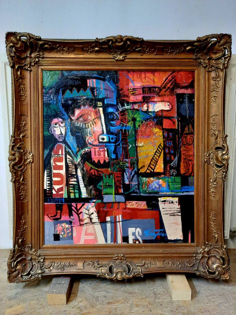 Original Abstract Expressionism Abstract Painting by Valery Tatar