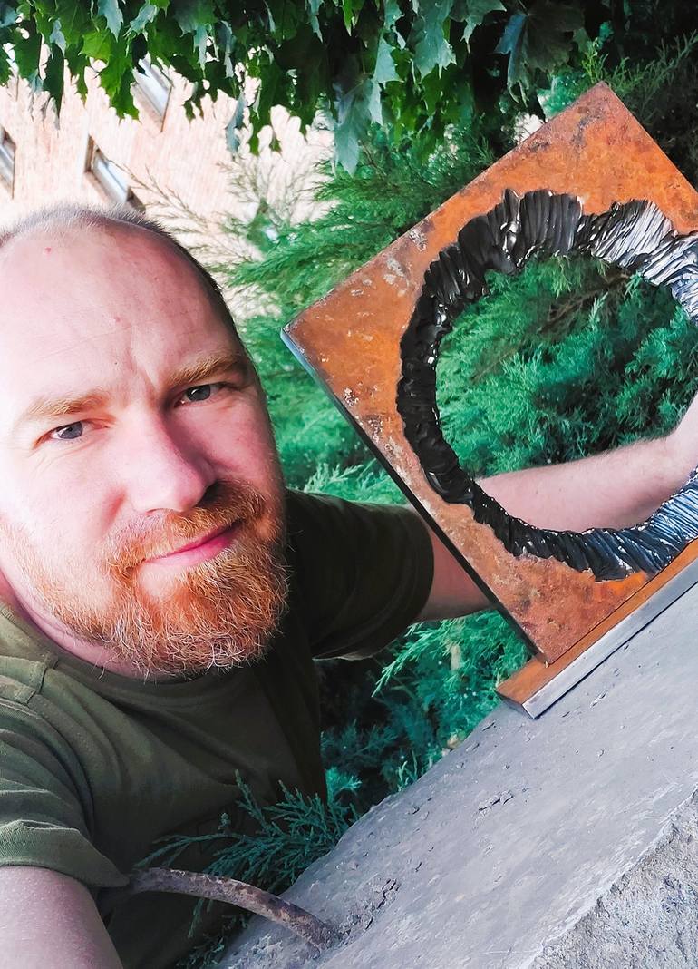 Original Abstract Expressionism Abstract Sculpture by Antoni Maslyk
