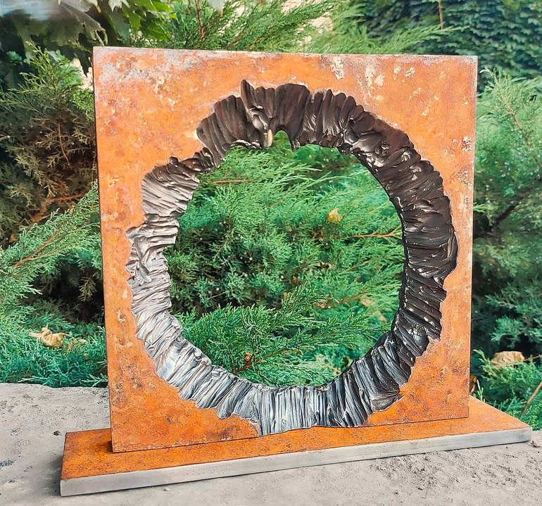 Original Abstract Expressionism Abstract Sculpture by Antoni Maslyk