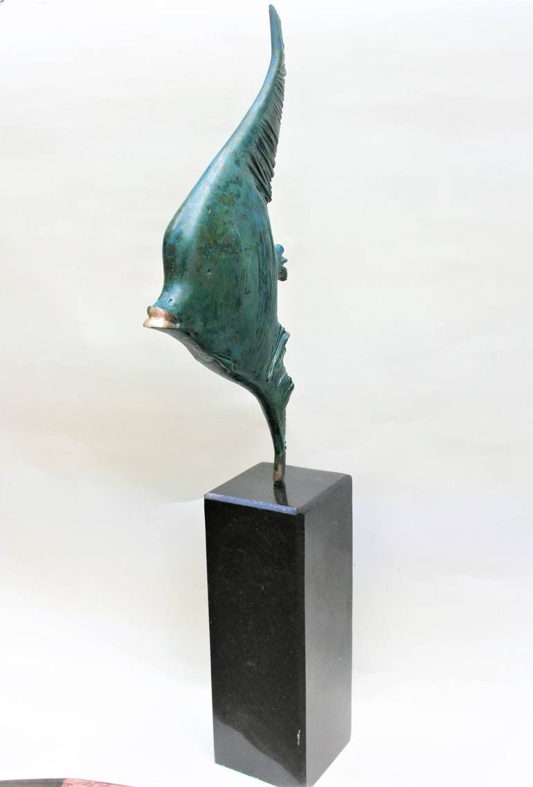 Original Art Deco Fish Sculpture by Antoni Maslyk